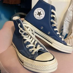 Blue Hi-Top Converse